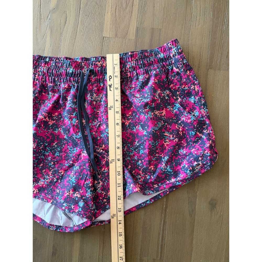 Columbia Sandy River Shorts Womens Large Pink Blue Camo Floral Hiking XL2827 - Picture 4 of 6